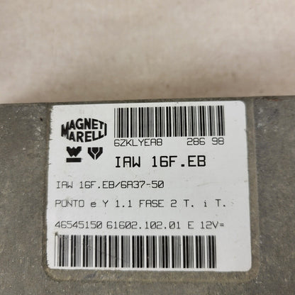 FIAT PUNTO LANCIA Y ECU / IAW 16F.EB / 46545150 / 61602.102.01 / MAGNETI MARELLI