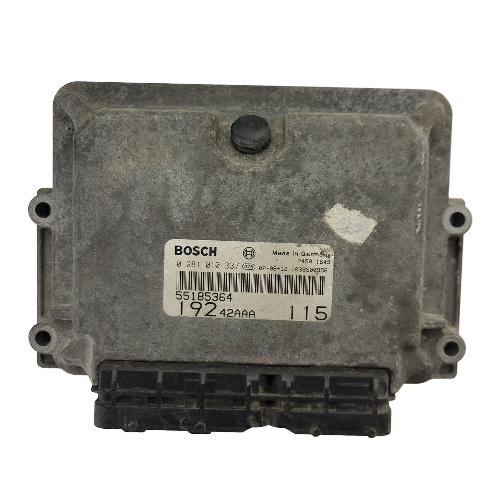 Fiat Stilo 1.9 JTD ECU / 0281010337 / 55182953 / 19242YBA / BOSCH