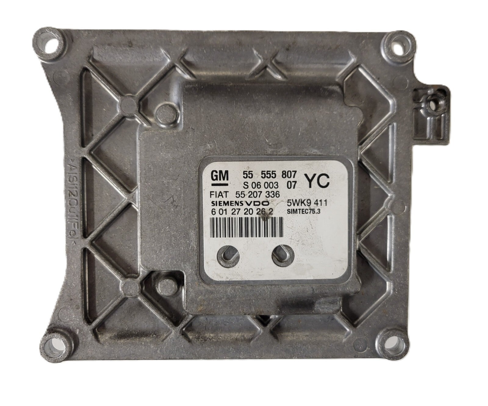 FIAT CROMA 1.8 ECU / 55555807 / 55207336 / SIMTEC 75.3 / YC / SIEMENS