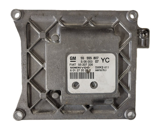 FIAT CROMA 1.8 ECU / 55555807 / 55207336 / SIMTEC 75.3 / YC / SIEMENS