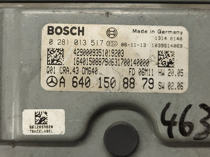 MERCEDES W169 W245  ECU / 0281013517 / A6401508879 / CRA.43 / OM640 / BOSCH