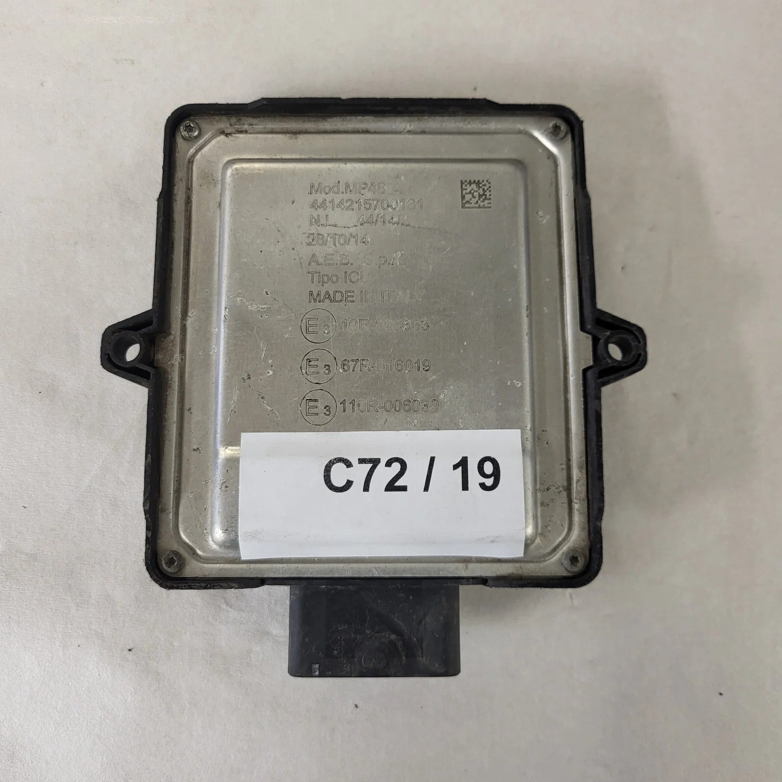 EMER GPL ECU / MP48 / 10R-036333 / 67R016019 / 110R-006039