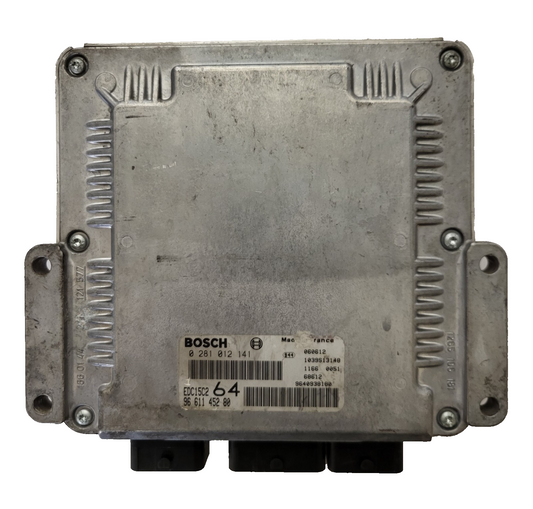 Peugeot 807 ECU / 0281012141 / 9661145280 / EDC15C2 / 9640938180 / BOSCH