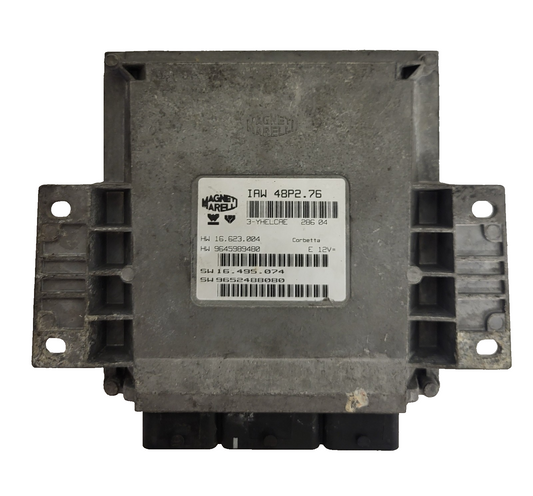 Peugeot Citroen ECU / IAW 48P2.76 / HW 9645989480 / SW 9652488080