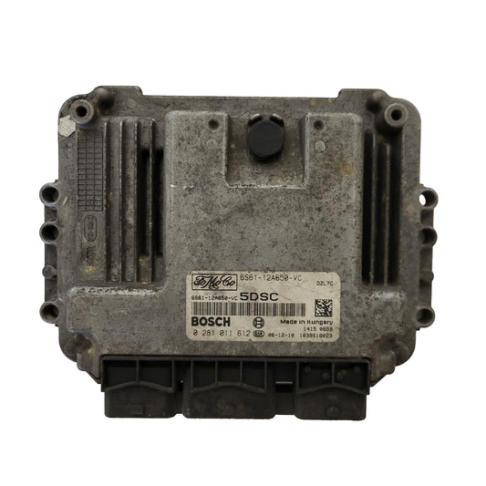 FORD FIESTA FUSION ECU / 0281011612 / 6S61-12A650-VC / 5DSC / DZL7C / BOSCH