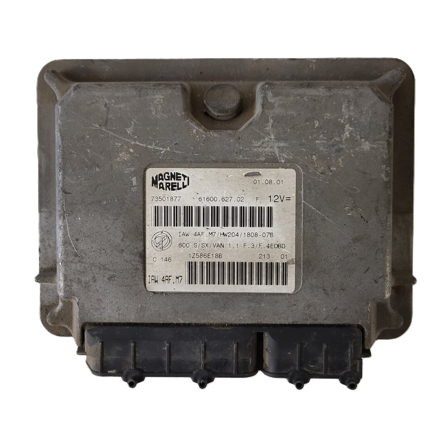 Fiat 600 ECU / IAW 4AF.M7 / 73501877 / HW204 / MAGNETI MARELLI