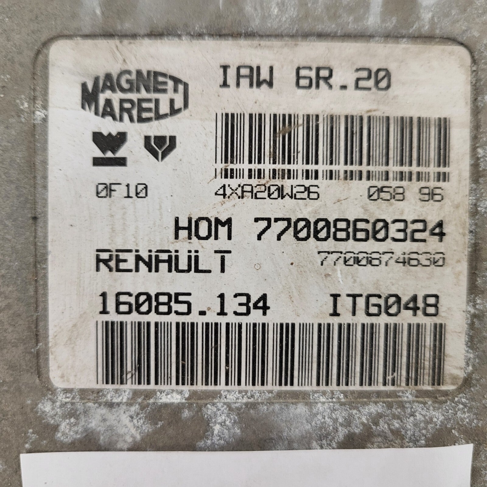 Renault Twingo 1.2 ECU / IAW 6R.20 / 7700860324 / 7700874630 / MAGNETI MARELLI 