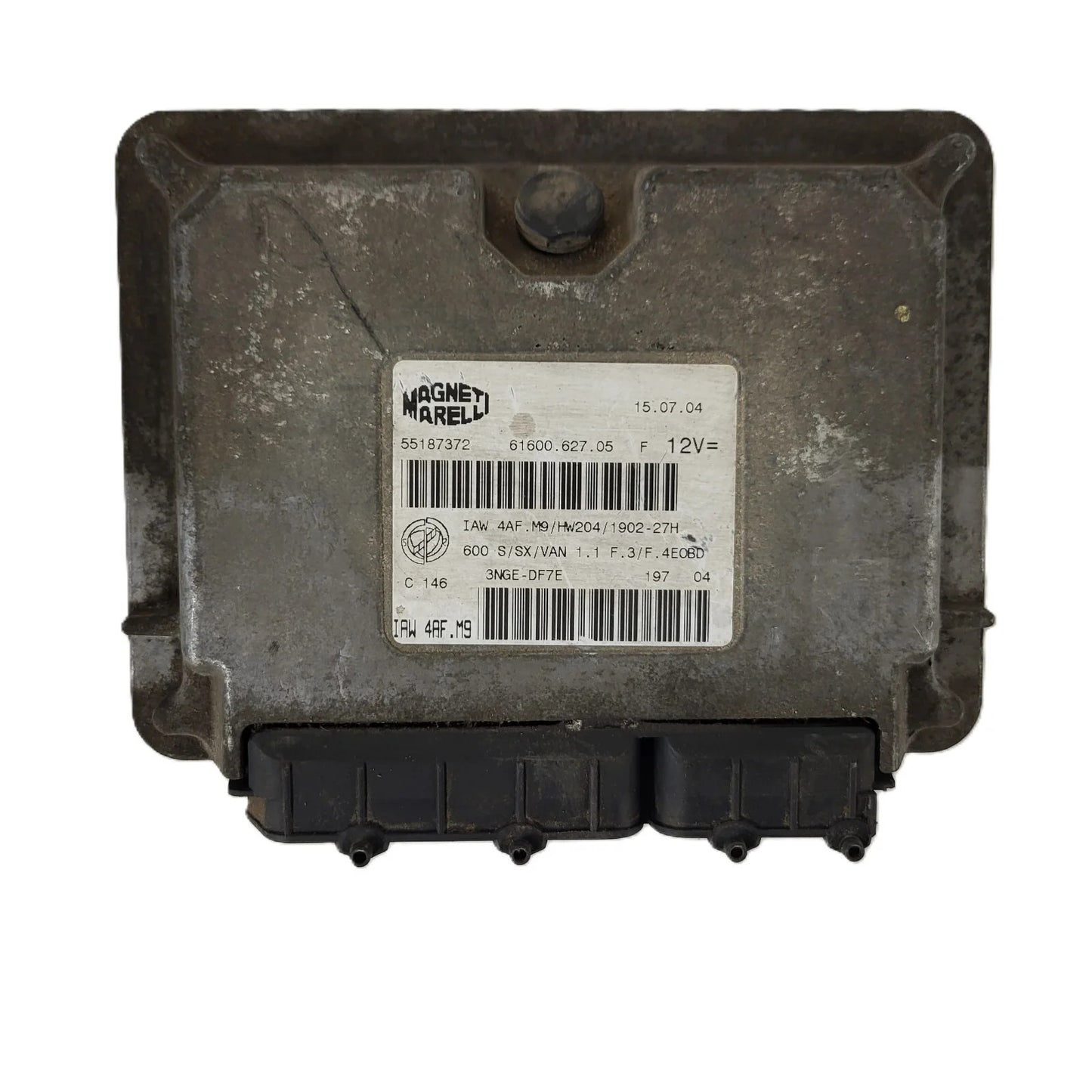 Fiat Seicento 600 ECU / 55187372 / IAW 4AF.M9 / 61600.627.05 / MAGNETI MARELLI
