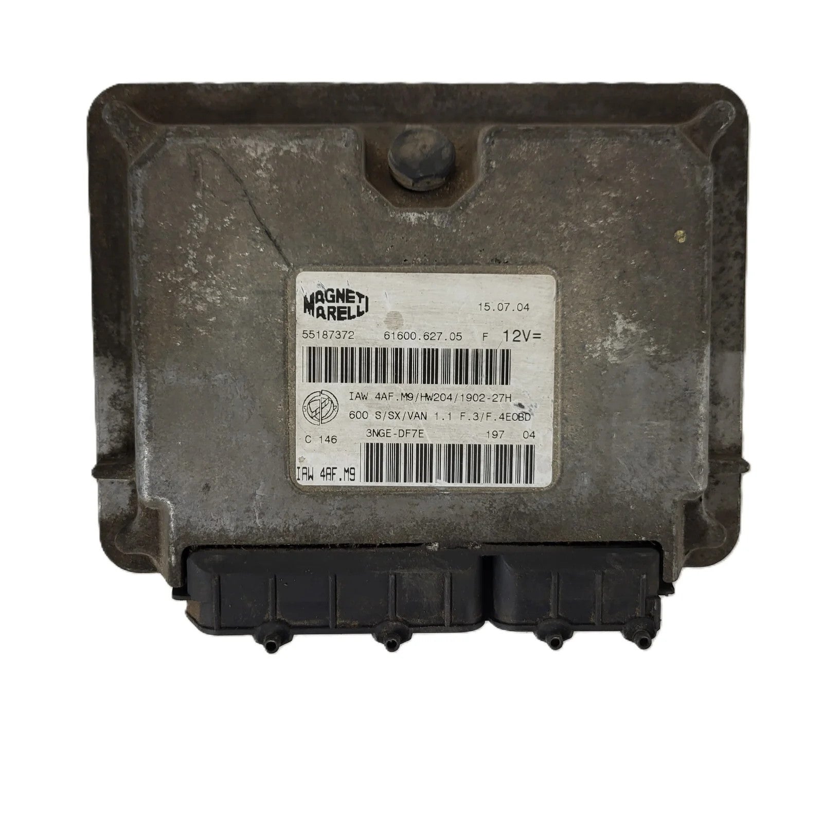 Fiat Seicento 600 ECU / 55187372 / IAW 4AF.M9 / 61600.627.05 / MAGNETI MARELLI