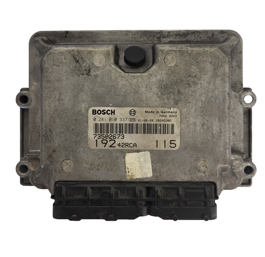 Fiat STILO ECU / 0281010337 / 73502673 /  BOSCH