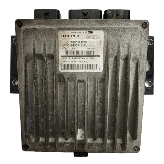 Renault ECU / 8200399038 / 8200513163 / R0410B034A / DELPHI