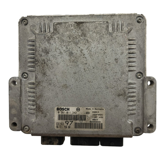 PEUGEOT CITROEN FIAT SCUDO ECU BOSCH / 0281011342 / 9651175080 / EDC15C2