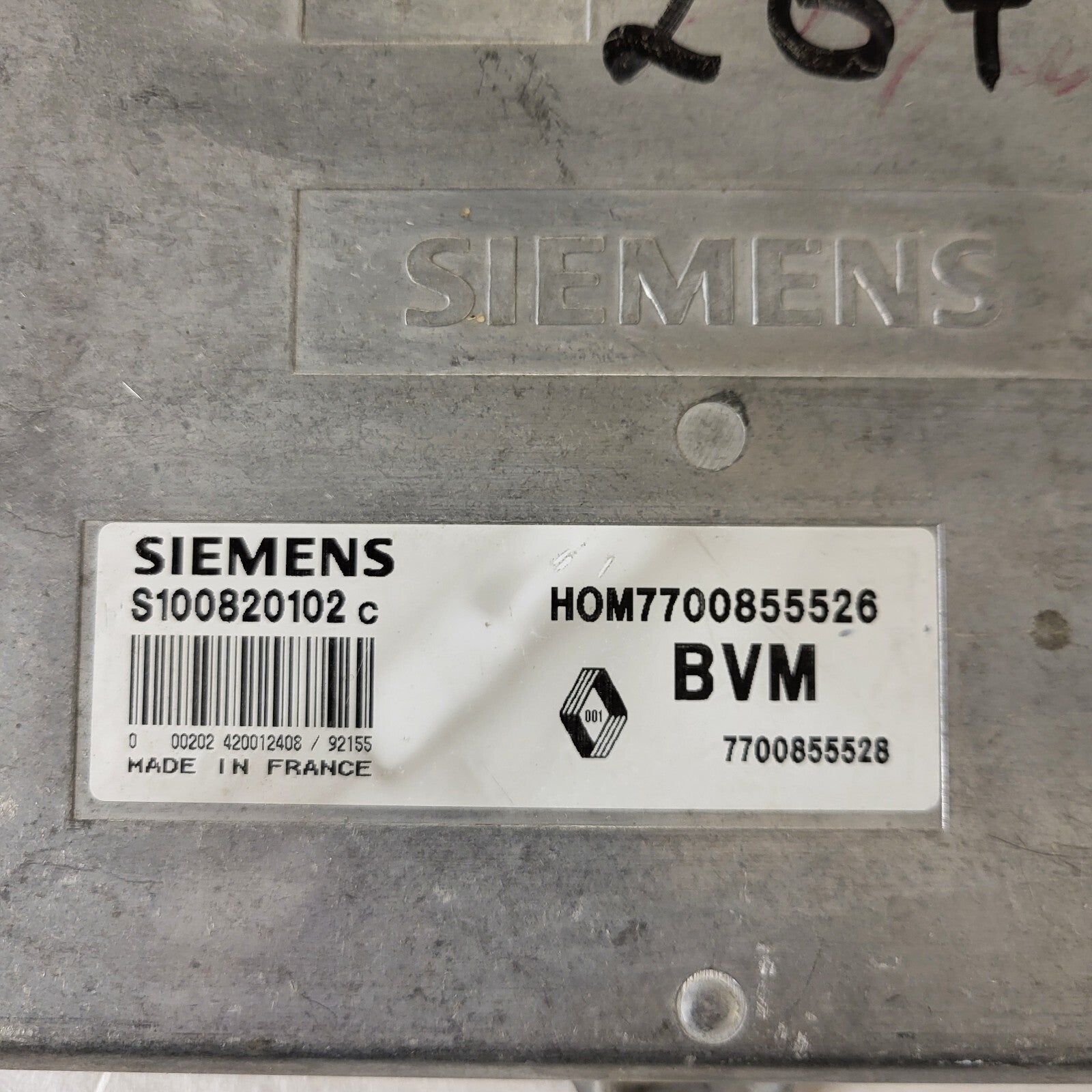 RENAULT ECU / 7700108455 / HOM7700868295 / 7700108487 / 21649273-0