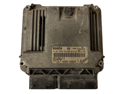 ALFA ROMEO 147 ECU / 0281010455 / 55188111 / BOSCH