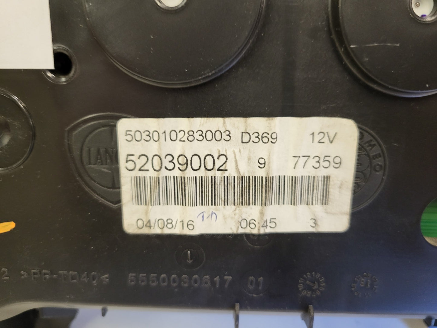 FIAT GRANDE PUNTO DIESEL 52039002 QUADRO STRUMENTI CONTACHILOMETRI TACHIMETRO