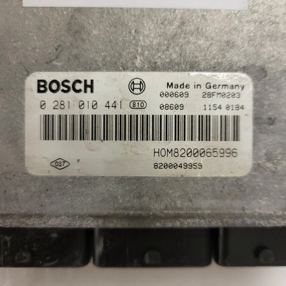 Volvo S40 V40 ECU / 0281010441 / HOM8200065996 / 8200126494 / BOSCH