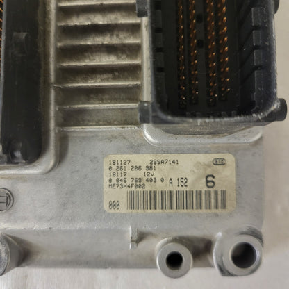 FIAT PUNTO 1.2 ECU / 0261206981 / 00467694030 / BOSCH