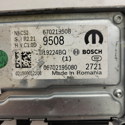 FIAT ALFA MODULE ECU / NRCS2 / 670219508 / 19224BQ / SW R2.21 / HW C1.0D / BOSCH
