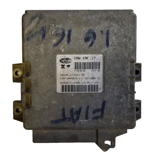 FIAT BRAVO BRAVA 1.6 16V ECU / IAW 1AF.17 / 46466674 / 61600.314.05 / MARELLI