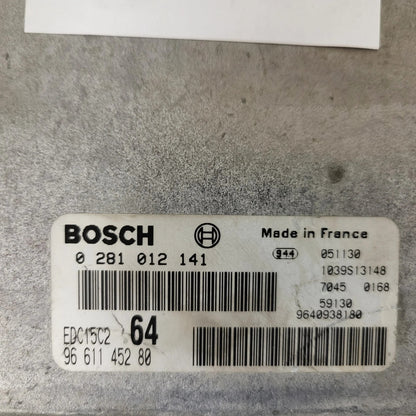 Peugeot 807 ECU / 0281012141 / 9661145280 / EDC15C2 / 9640938180 / BOSCH