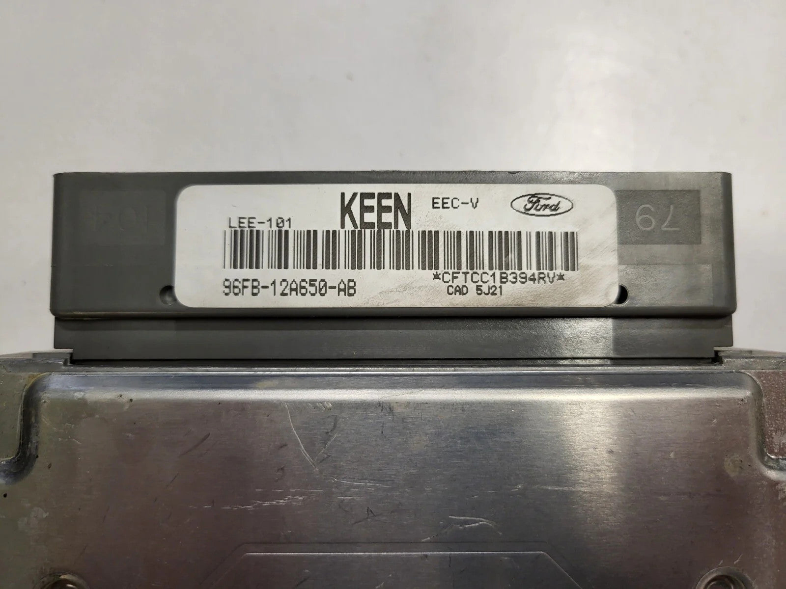 FORD FIESTA ECU / 96FB-12A650-AB / LEE-101 / EEC-V / KEEN / 96FB12A650AB