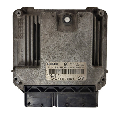 ALFA ROMEO 156 ECU / 0281010986 / 55188112 / 156436F16BDA16V / BOSCH