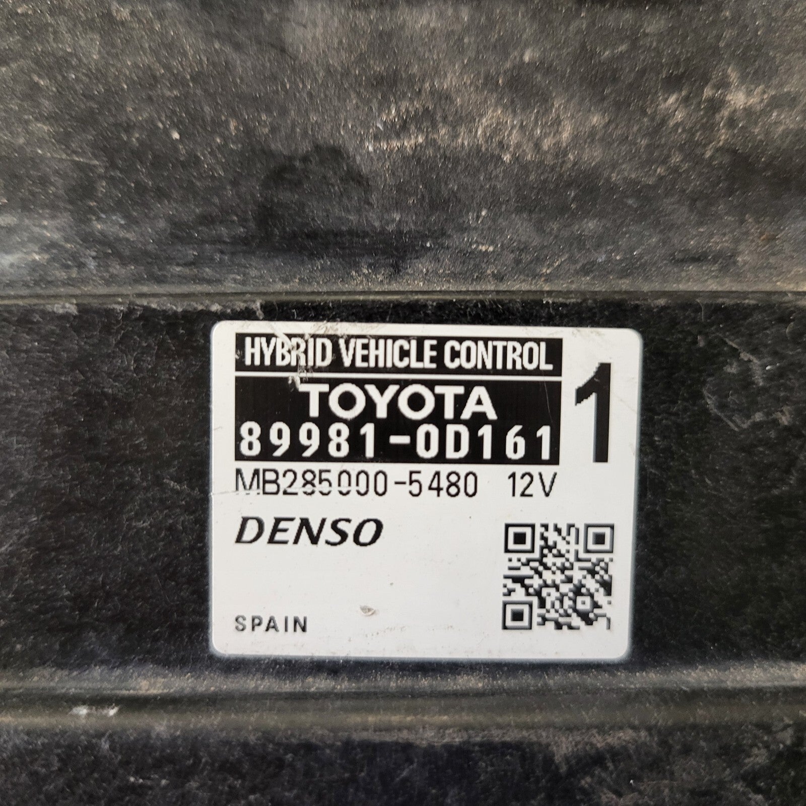 TOYOTA YARIS HYBRID ECU / 89981-0D161 / MB285000-5480 / 899810D161 / DENSO