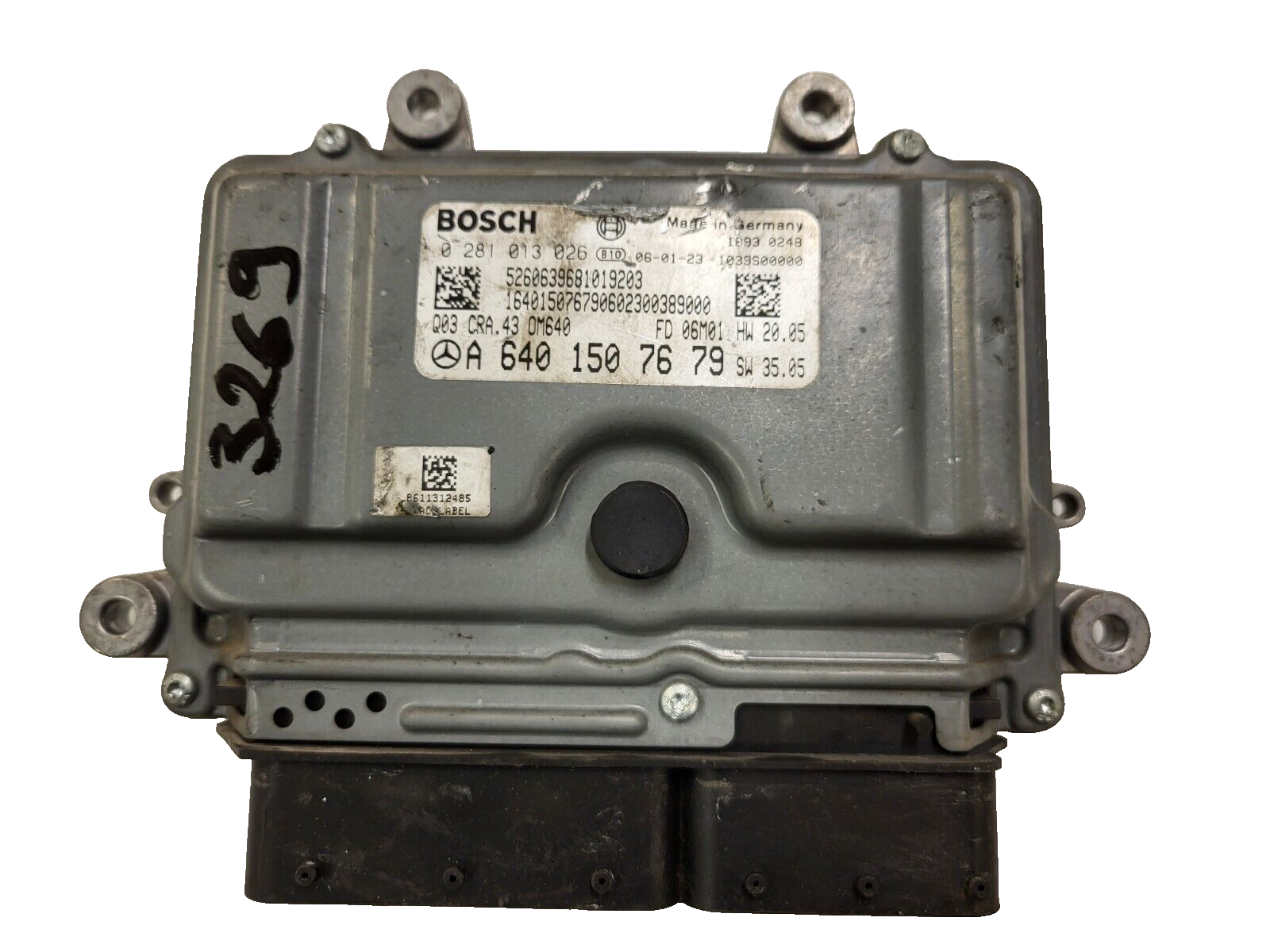 MERCEDES BENZ ECU / A6401507679 / 0281013026 / BOSCH