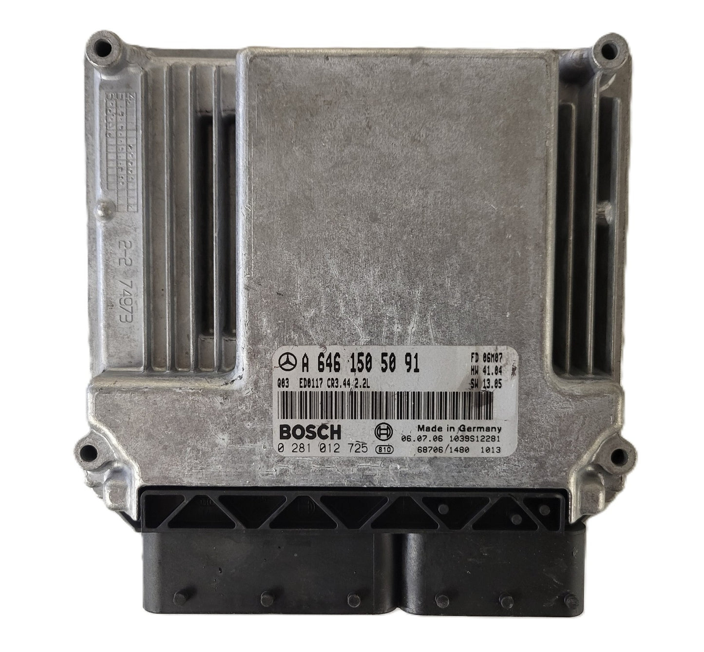 MERCEDES BENZ C209 ECU / A6461505091 / 0281012725 / ED0117 / CR3.44 / BOSCH