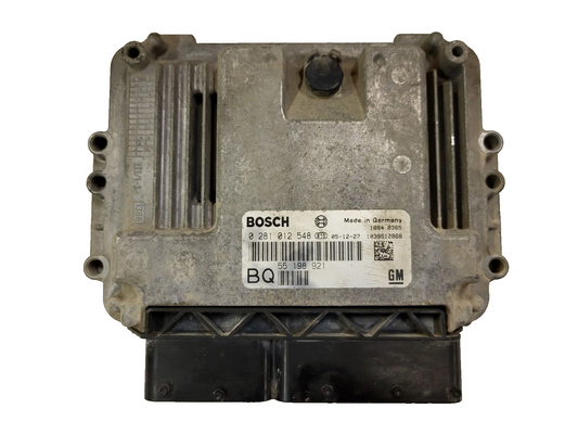 OPEL ASTRA H 1.9 ECU / 0281012548 / 55198921 / BQ / 1039S12868 / BOSCH