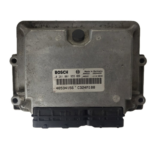 FIAT PUNTO 188 1.9 JTD ECU / 0281001955 / 46534156 / BOSCH