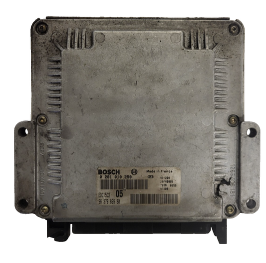 PEUGEOT CITROEN ECU / 0281010250 / EDC15C2 / 9637089980 / BOSCH