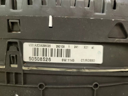 ALFA MITO BENZINA QUADRO STRUMENTI CONTACHILOMETRI  50508526