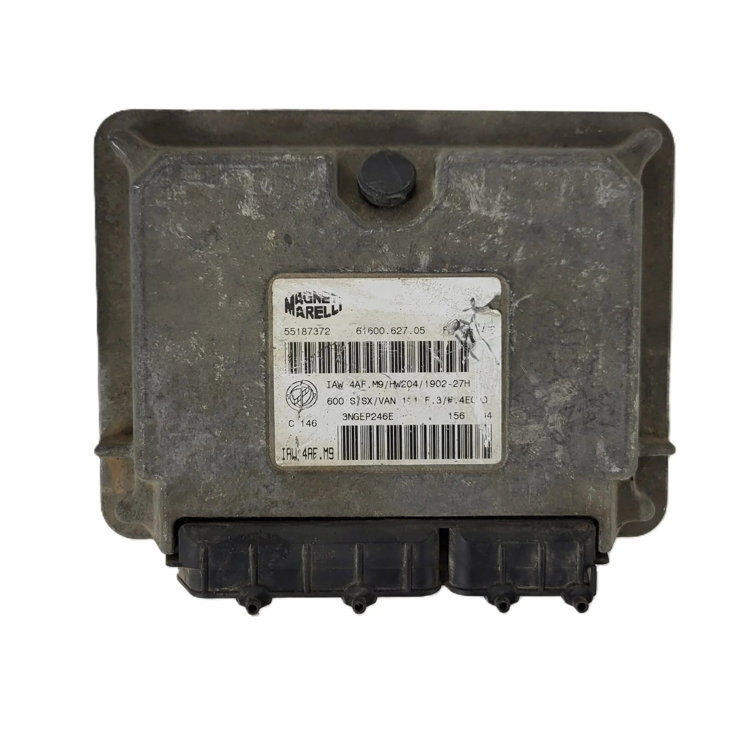 Fiat Seicento 600 ECU / 55187372 / IAW 4AF.M9 / 61600.627.05 / MAGNETI MARELLI
