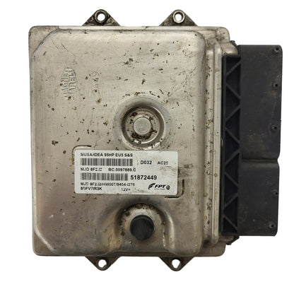 LANCIA MUSA FIAT IDEA ECU / 51872449 / MJD 8F2.I2 / HW00T / FPT