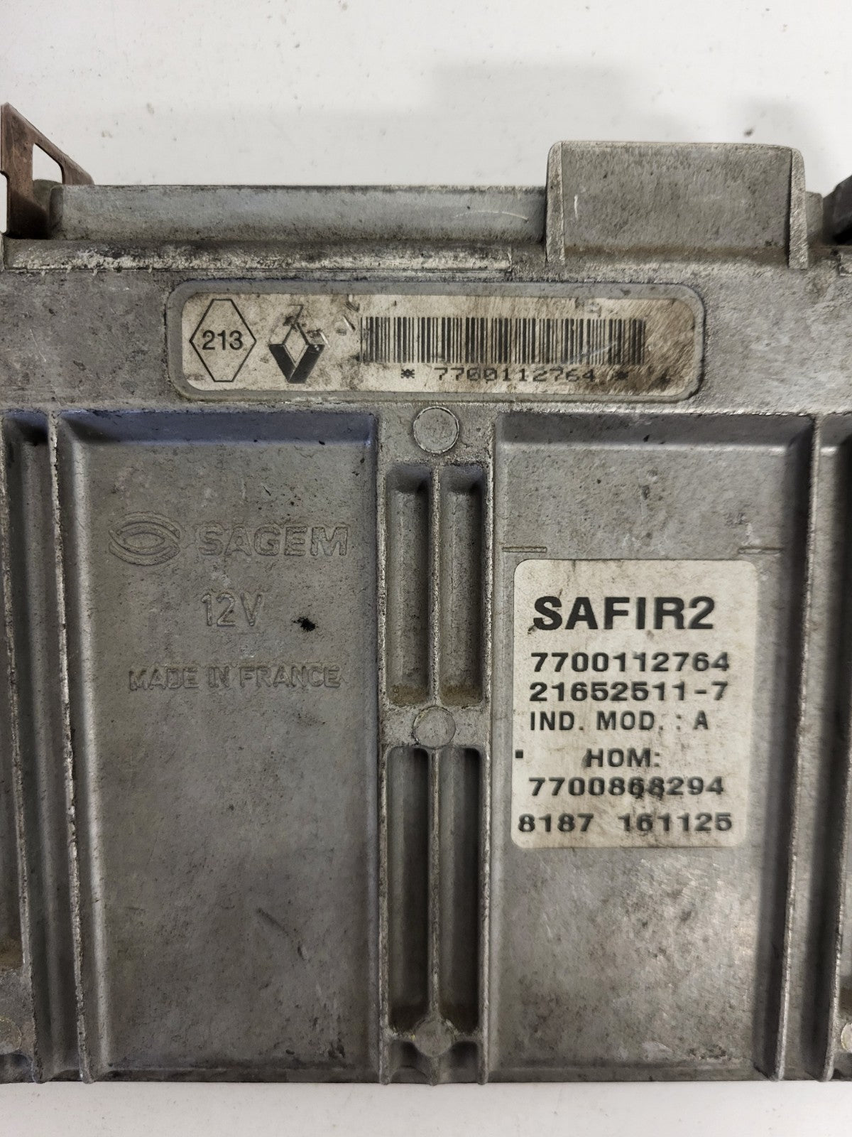 RENAULT 55 PIN ECU / 21652511-7 / 7700112764 / 7700868294 / SAGEM SAFIR 2
