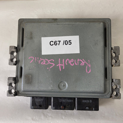 Renault Megane Scenic ECU / S122326113A / 8200804775 / 8200807626 / SID301 / SIE