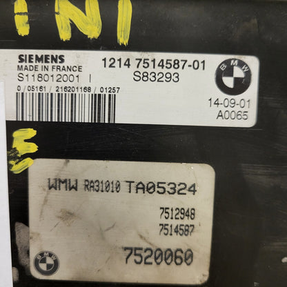MINI COOPER 1.6 ECU / S118012001 / S118012001I / 12147514587-01 / SIEMENS