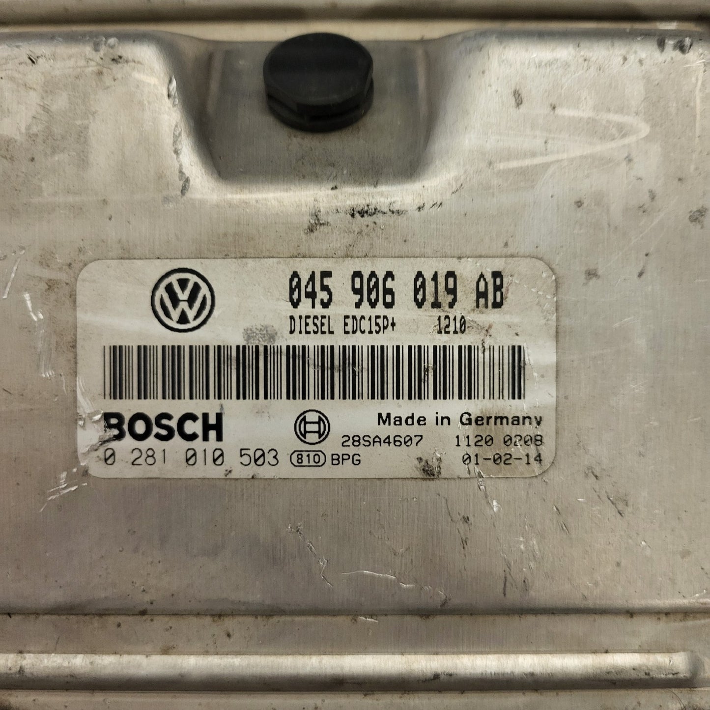 VW POLO 9N ECU / 045906019AB / 0281010503 / EDC15P+ / BOSCH