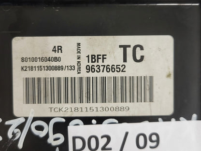 CHEVROLET DAEWOO KALOS ECU / S010016040 B0 / 96376652 / 1BFF / TC