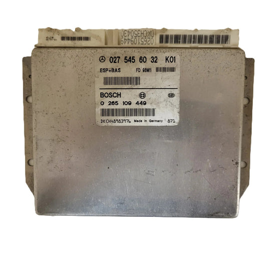 Mercedes a class ecu / 0265109449 / 0275456032 / BOSCH