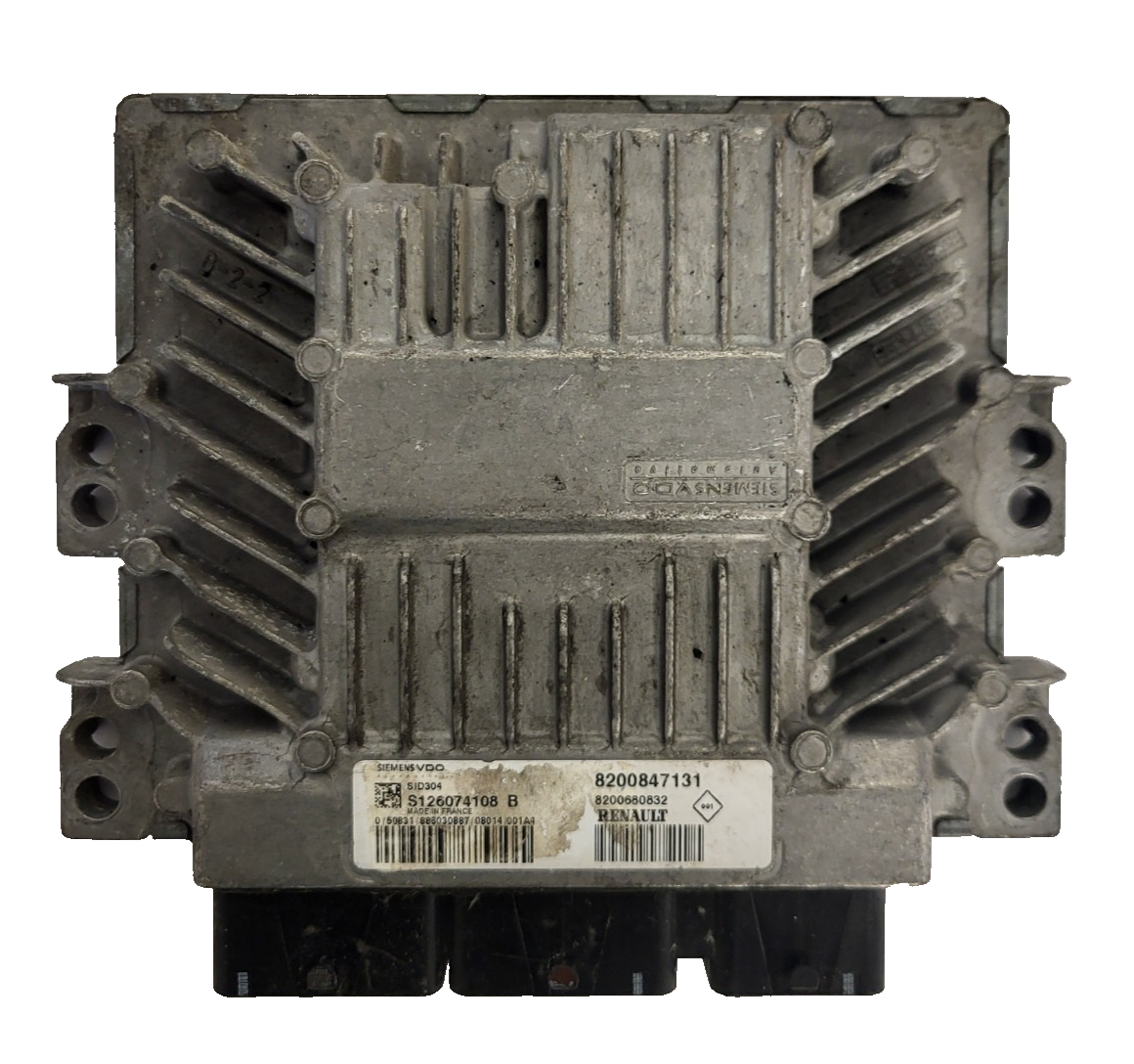 RENAULT ECU / S126074108 / S126074108B / 8200847131 / 8200680832 / SID304