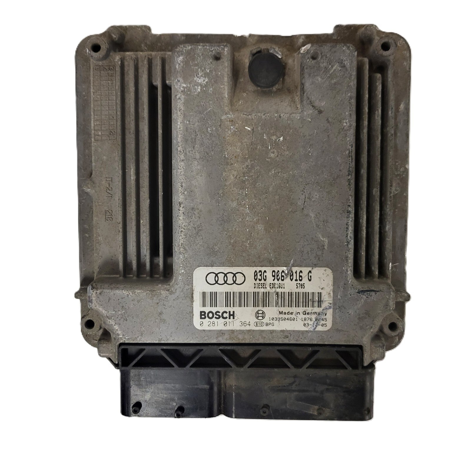 AUDI A3 8P ECU / 0281011364 / 03G906016G / EDC16U1 / BOSCH
