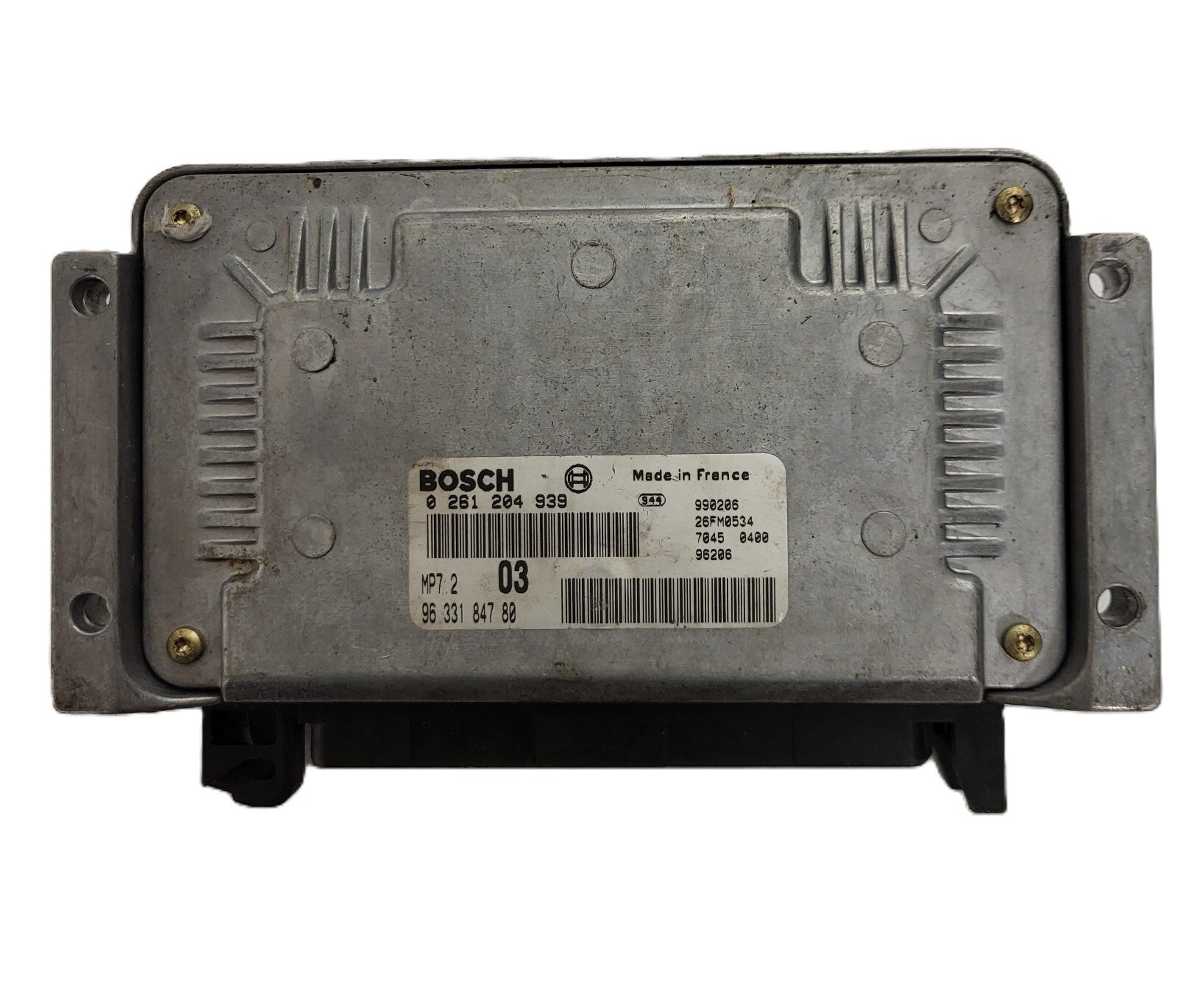 Citroen Xsara 1.6 ECU / 0261204939 / 9633184780 / MP7.2 / BOSCH