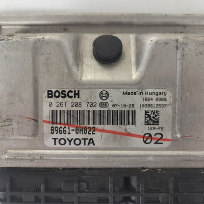TOYOTA AYGO C1 107 ECU / 0261208702 / 89661-0H022 / BOSCH