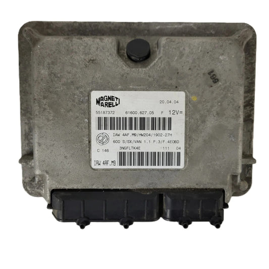 Fiat Seicento 600 ECU / 55187372 / IAW 4AF.M9 / 61600.627.05 / MAGNETI MARELLI