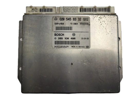 Mercedes a class ecu / 0295458332 / 0265109496 / bosch