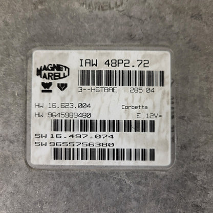 Citroen C3 1.1. ECU / SW 9655756380 / IAW 48P2.72 / HW 9645989480 / MAGNETI MARE