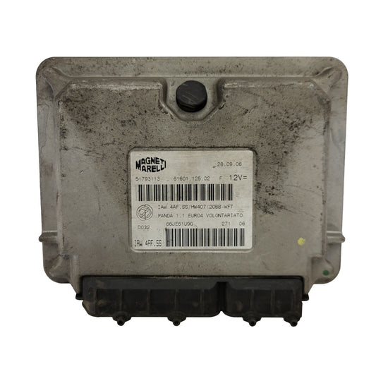 FIAT PANDA 1.1 ECU / IAW 4AF.SS / 51793113 / HW407 / 61601.125.02 / MAGNETI MARE