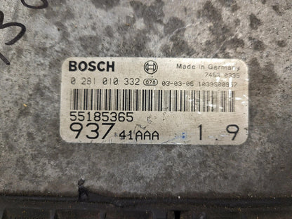 ALFA 147 ECU / 0281010332 / 55185365 / BOSCH